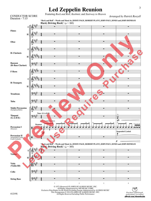 Led Zeppelin Reunion Featuring: Rock and Roll / Kashmir / Stairway to Heaven 總譜 | 小雅音樂 Hsiaoya Music