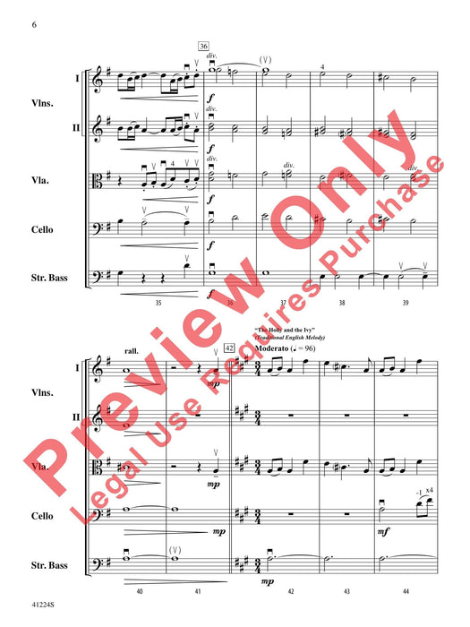 Winterfest Featuring: Lo, How a Rose E'er Blooming / The Holly and the Ivy / Break Forth, O Beauteous, Heavenly Light 總譜 | 小雅音樂 Hsiaoya Music