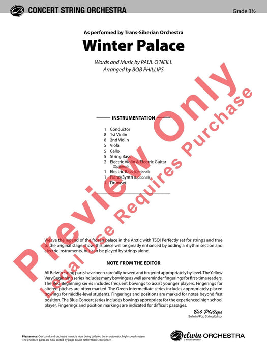 Winter Palace As Performed by Trans-Siberian Orchestra 管弦樂團 | 小雅音樂 Hsiaoya Music