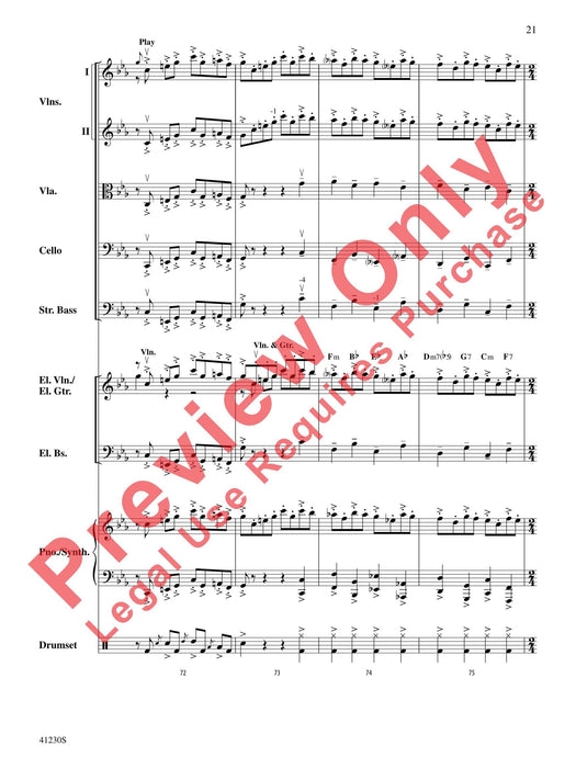 Dreams of Fireflies (On a Christmas Night) As Performed by Trans-Siberian Orchestra 管弦樂團 總譜 | 小雅音樂 Hsiaoya Music