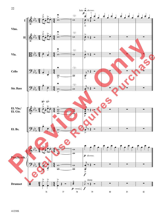 Dreams of Fireflies (On a Christmas Night) As Performed by Trans-Siberian Orchestra 管弦樂團 總譜 | 小雅音樂 Hsiaoya Music