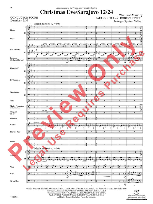 Christmas Eve/Sarajevo 12/24 As Performed by Trans-Siberian Orchestra 聖誕節 管弦樂團 | 小雅音樂 Hsiaoya Music