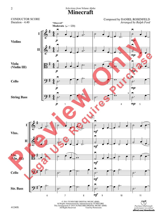 Minecraft Selections from Volume Alpha 總譜 | 小雅音樂 Hsiaoya Music