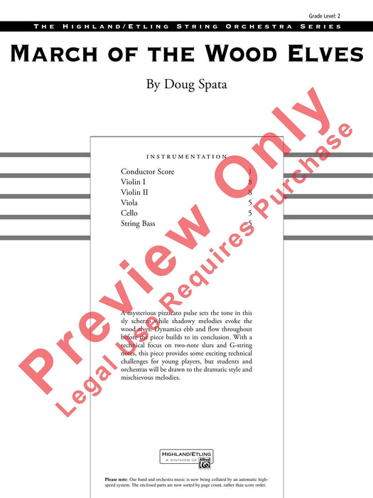 March of the Wood Elves 進行曲 總譜 | 小雅音樂 Hsiaoya Music
