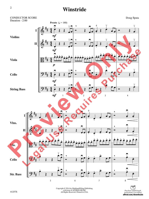 Winstride 總譜 | 小雅音樂 Hsiaoya Music