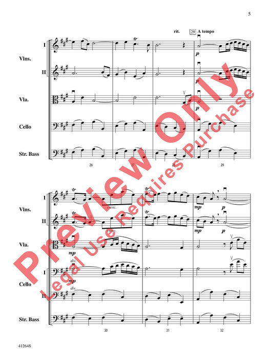 Andante from Trio Sonata Opus 5, No. 1 韓德爾 行板 三重奏鳴曲作品 總譜 | 小雅音樂 Hsiaoya Music