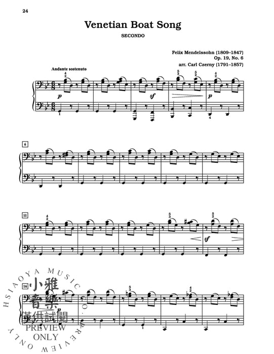 Masterwork Classics Duets, Level 5 A Graded Collection of Piano Duets by Master Composers 二重奏 鋼琴 二重奏 | 小雅音樂 Hsiaoya Music