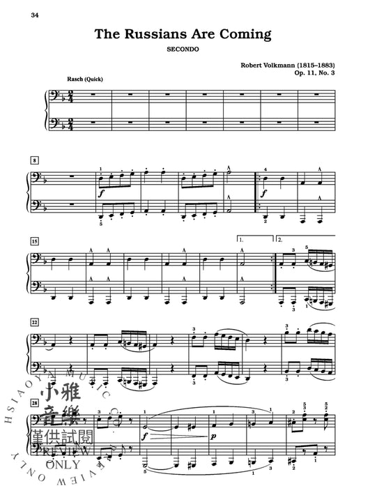 Masterwork Classics Duets, Level 5 A Graded Collection of Piano Duets by Master Composers 二重奏 鋼琴 二重奏 | 小雅音樂 Hsiaoya Music