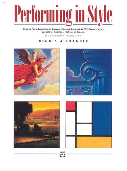 Performing in Style Original Piano Repertoire in Baroque, Classical, Romantic & 20th-Century Styles Suitable for Auditions, Festivals or Recitals 風格 鋼琴 古典 | 小雅音樂 Hsiaoya Music