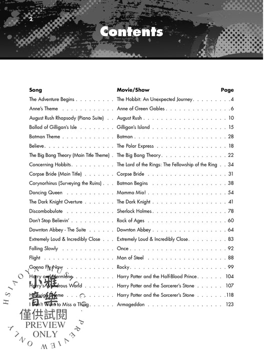 The Giant Book of Movie & TV Sheet Music | 小雅音樂 Hsiaoya Music
