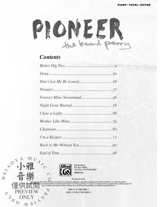 The Band Perry: Pioneer | 小雅音樂 Hsiaoya Music