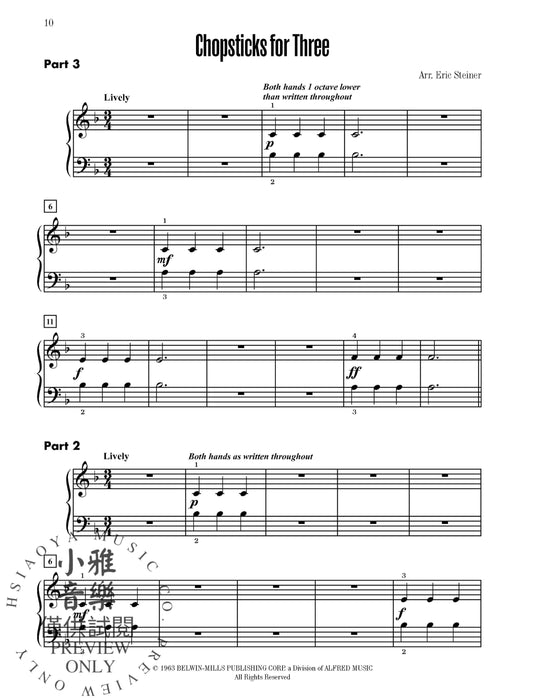 Contest Winners for Three, Book 1 6 Piano Trios from the Alfred, Belwin, and Myklas Libraries 鋼琴 三重奏 | 小雅音樂 Hsiaoya Music