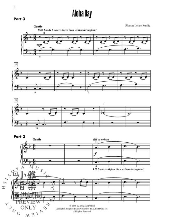 Contest Winners for Three, Book 2 5 Piano Trios from the Alfred, Belwin, and Myklas Libraries 鋼琴 三重奏 | 小雅音樂 Hsiaoya Music