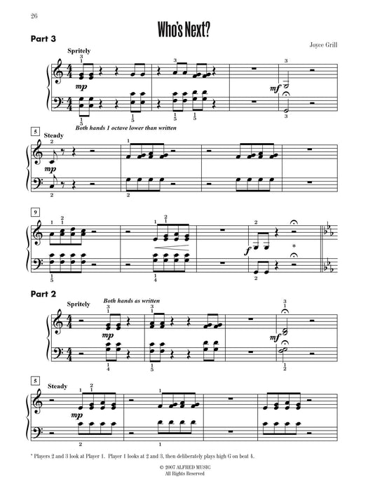 Contest Winners for Three, Book 4 5 Piano Trios from the Alfred, Belwin, and Myklas Libraries 鋼琴 三重奏 | 小雅音樂 Hsiaoya Music