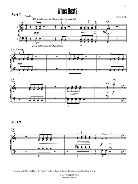 Contest Winners for Three, Book 4 5 Piano Trios from the Alfred, Belwin, and Myklas Libraries 鋼琴 三重奏 | 小雅音樂 Hsiaoya Music