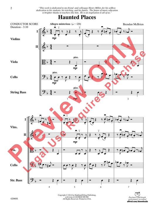 Haunted Places 總譜 | 小雅音樂 Hsiaoya Music