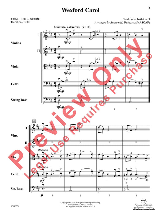 Wexford Carol 耶誕頌歌 總譜 | 小雅音樂 Hsiaoya Music
