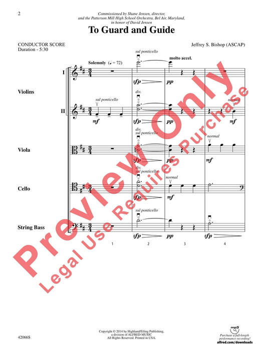 To Guard and Guide 總譜 | 小雅音樂 Hsiaoya Music