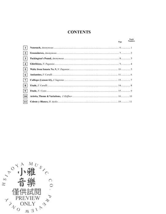 Suzuki Guitar School Guitar Part and CD, Volume 3 吉他 | 小雅音樂 Hsiaoya Music