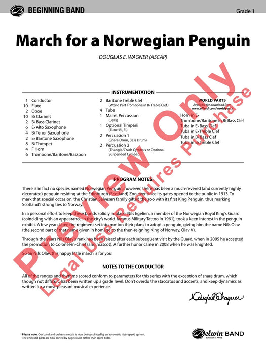 March for a Norwegian Penguin 進行曲 霍爾貝格組曲 總譜 | 小雅音樂 Hsiaoya Music