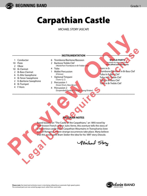 Carpathian Castle 總譜 | 小雅音樂 Hsiaoya Music