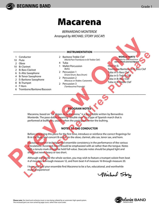 Macarena 總譜 | 小雅音樂 Hsiaoya Music