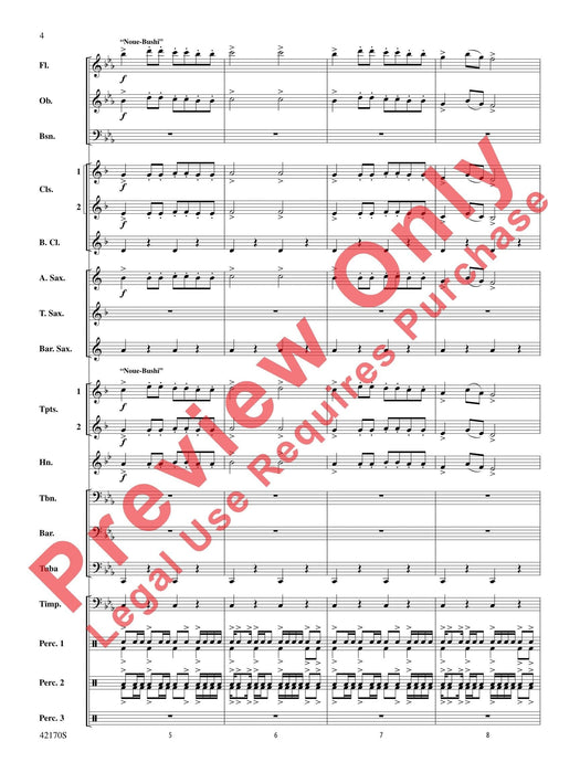 Bushido The Way of the Warrior 總譜 | 小雅音樂 Hsiaoya Music