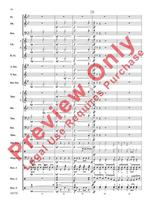 Prelude and Firestorm 前奏曲 總譜 | 小雅音樂 Hsiaoya Music