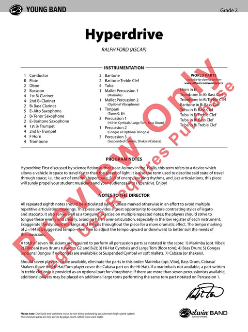 Hyperdrive 總譜 | 小雅音樂 Hsiaoya Music