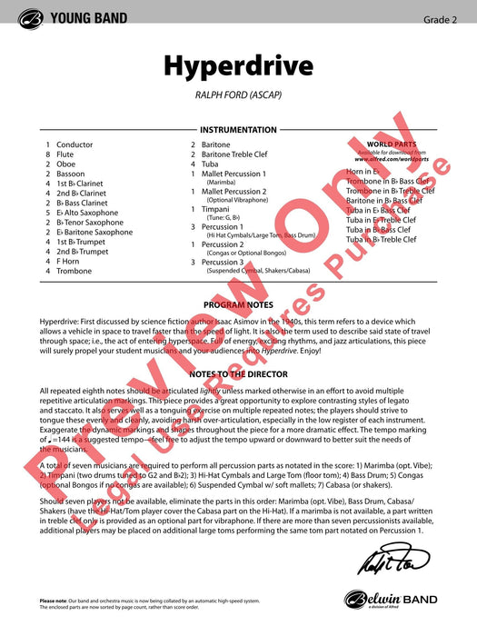 Hyperdrive 總譜 | 小雅音樂 Hsiaoya Music