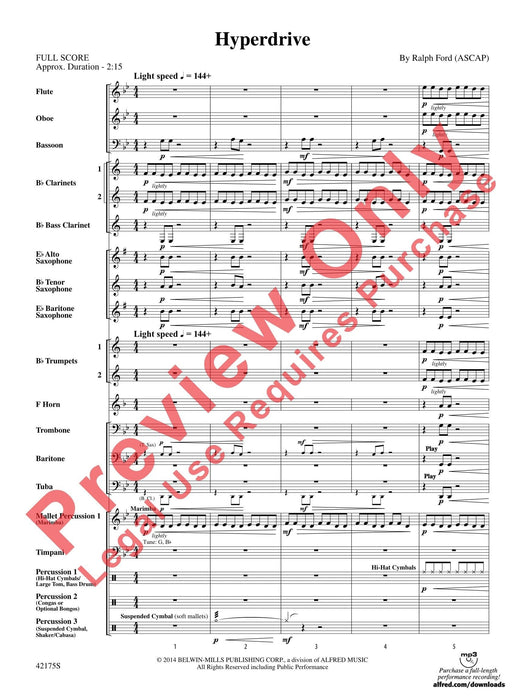 Hyperdrive 總譜 | 小雅音樂 Hsiaoya Music