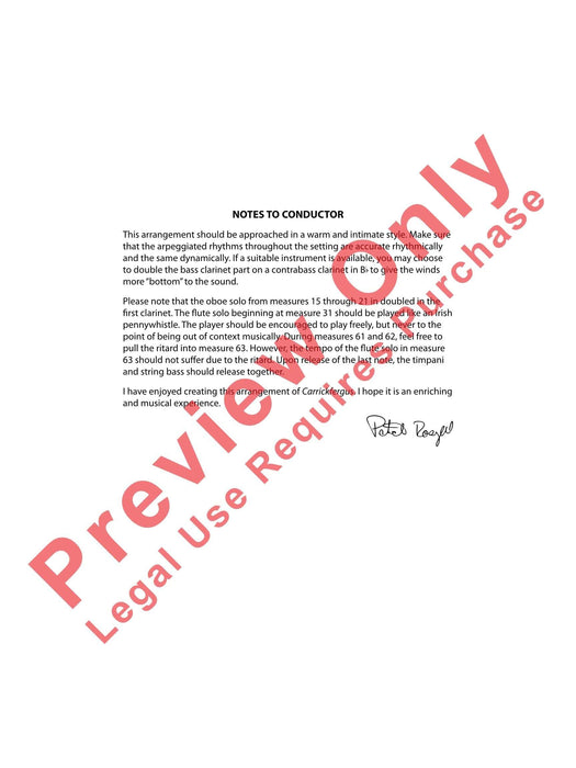 Carrickfergus 總譜 | 小雅音樂 Hsiaoya Music