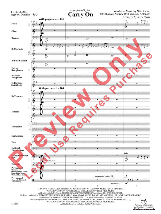 Carry On As Performed by fun. 總譜 | 小雅音樂 Hsiaoya Music