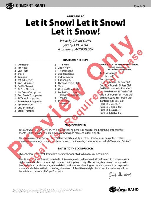 Let It Snow! Let It Snow! Let It Snow!, Variations on 詠唱調 總譜 | 小雅音樂 Hsiaoya Music