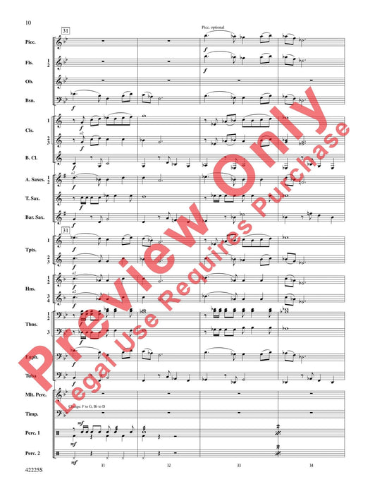 Mountain Strong Concert March 音樂會進行曲 總譜 | 小雅音樂 Hsiaoya Music