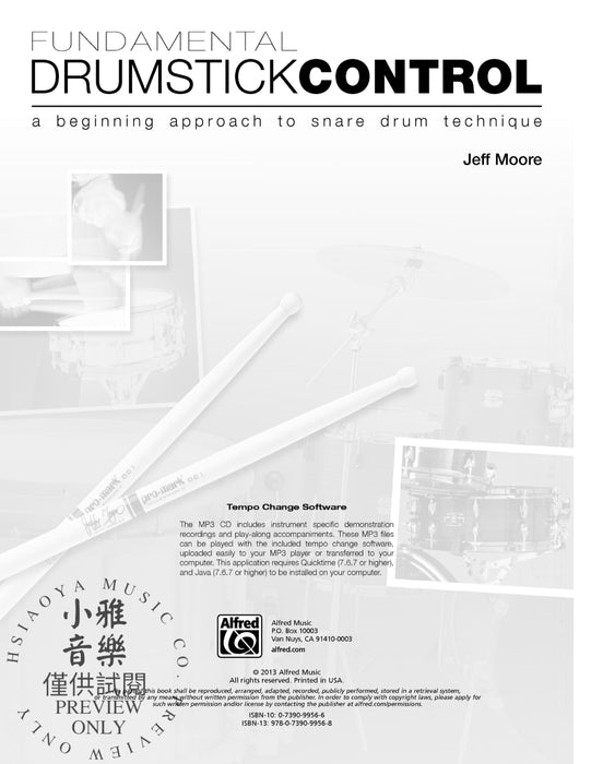 Fundamental Drumstick Control A Beginning Approach to Snare Drum Technique 鼓 | 小雅音樂 Hsiaoya Music
