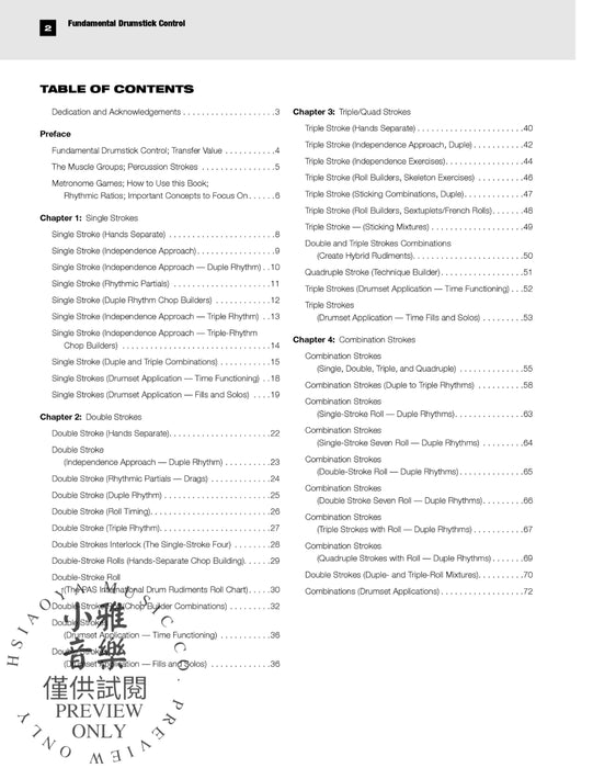 Fundamental Drumstick Control A Beginning Approach to Snare Drum Technique 鼓 | 小雅音樂 Hsiaoya Music