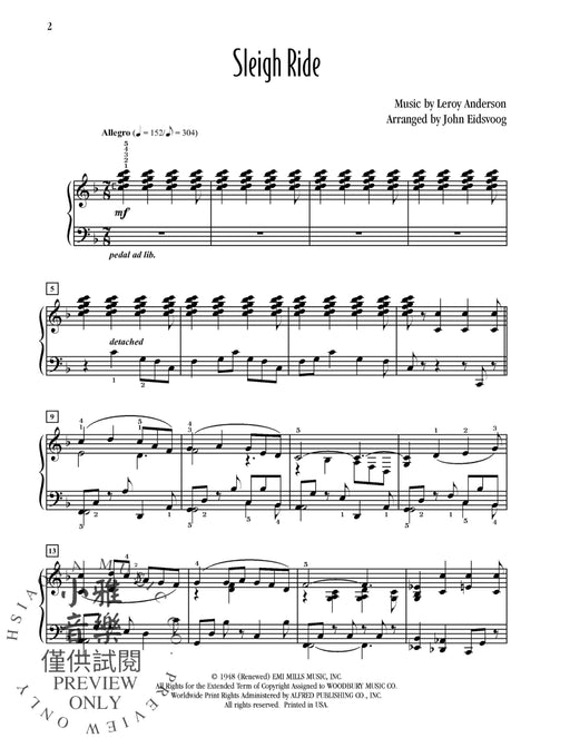 Sleigh Ride | 小雅音樂 Hsiaoya Music