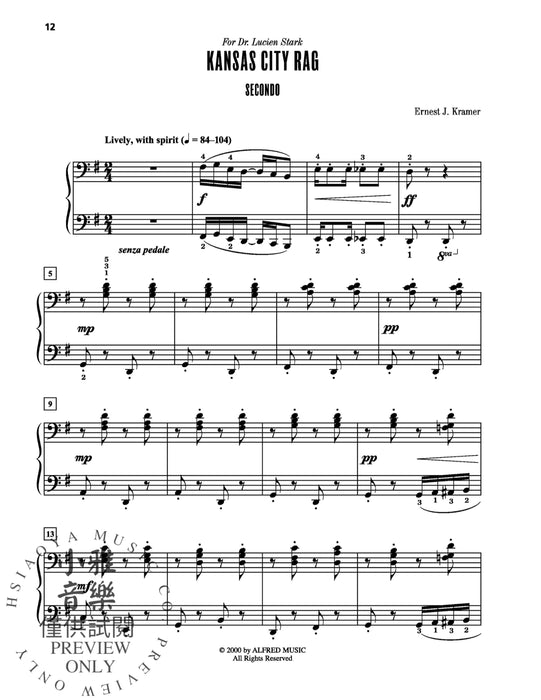 Contest Winners for Two, Book 5 10 Original Piano Duets from the Alfred, Belwin, and Myklas Libraries 鋼琴 二重奏 | 小雅音樂 Hsiaoya Music