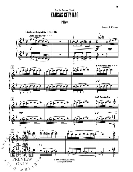 Contest Winners for Two, Book 5 10 Original Piano Duets from the Alfred, Belwin, and Myklas Libraries 鋼琴 二重奏 | 小雅音樂 Hsiaoya Music