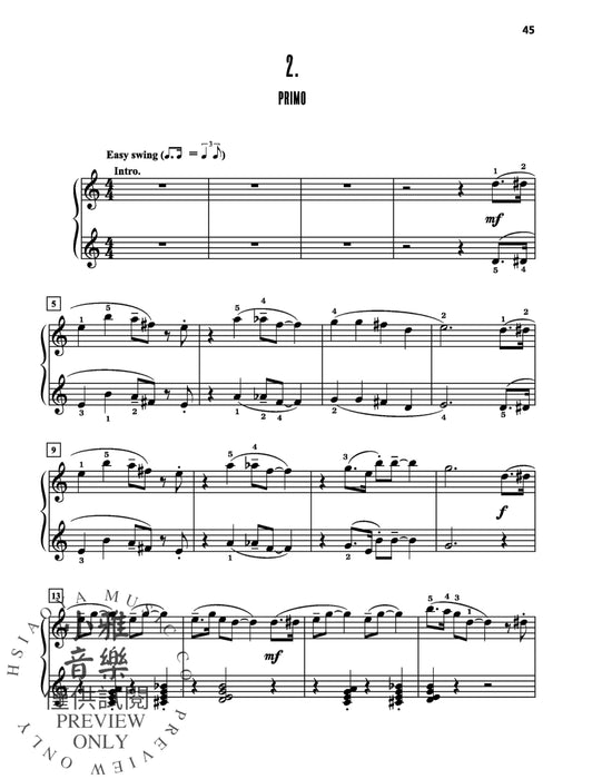 Contest Winners for Two, Book 5 10 Original Piano Duets from the Alfred, Belwin, and Myklas Libraries 鋼琴 二重奏 | 小雅音樂 Hsiaoya Music