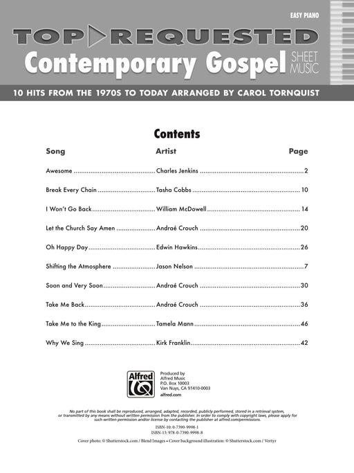 Top-Requested Contemporary Gospel Sheet Music 10 Hits from the 1970s to Today | 小雅音樂 Hsiaoya Music