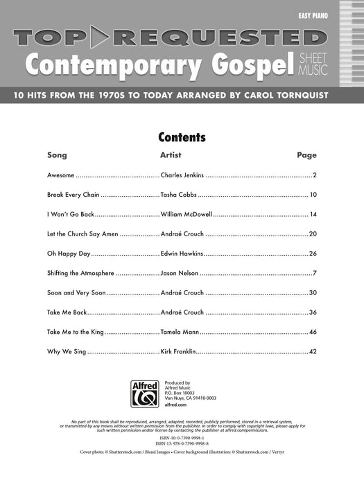 Top-Requested Contemporary Gospel Sheet Music 10 Hits from the 1970s to Today | 小雅音樂 Hsiaoya Music