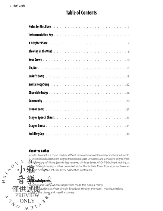 That's So Orff! Lessons, Songs, and Activities for the Elementary Classroom | 小雅音樂 Hsiaoya Music