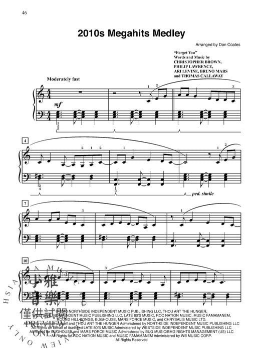 Dan Coates Popular Piano Library: Medleys of Pop & Rock 鋼琴 組合曲 | 小雅音樂 Hsiaoya Music