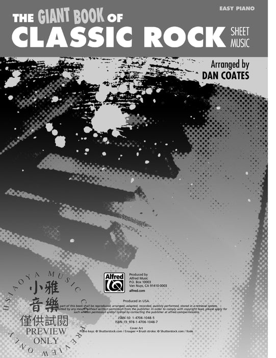 The Giant Book of Classic Rock Sheet Music | 小雅音樂 Hsiaoya Music