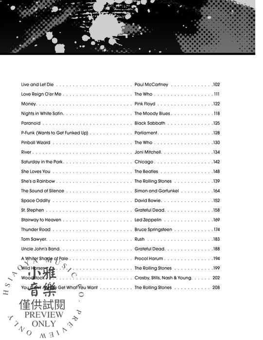 The Giant Book of Classic Rock Sheet Music | 小雅音樂 Hsiaoya Music