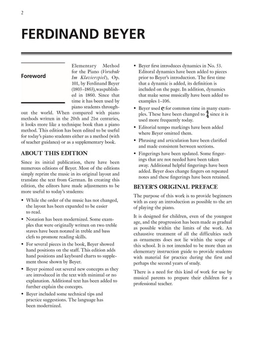 Beyer: Elementary Method for the Piano, Opus 101 鋼琴 作品 | 小雅音樂 Hsiaoya Music