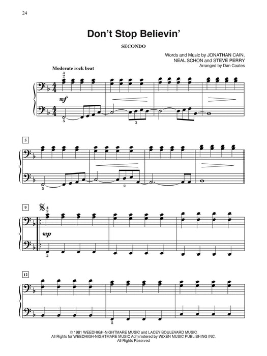 Dan Coates Popular Piano Library: Duets of Pop & Rock 鋼琴 二重奏 | 小雅音樂 Hsiaoya Music