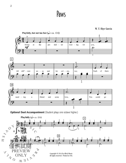 Paws | 小雅音樂 Hsiaoya Music